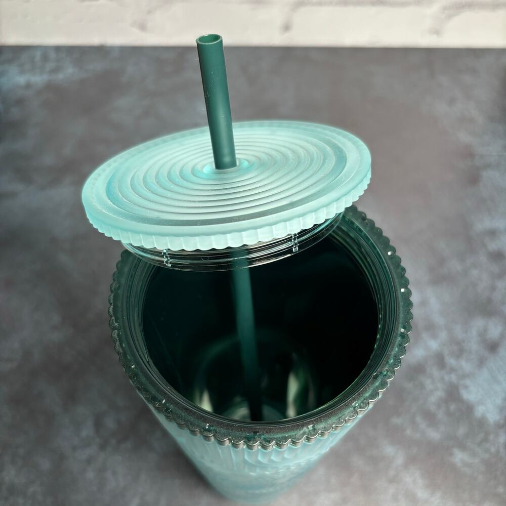 Starbucks 2024 Anniversary Shell Soft Touch Mint Green Venti Tumbler - Picture 4 of 5